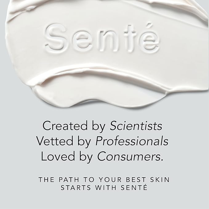 Senté Exfoliating Cleanser | Gentle Chemical Exfoliator | Improves Skin Clarity by Diminishing Appearance of Dark Spots | Glycolic & Phytic Acid | 5.5 Fl oz