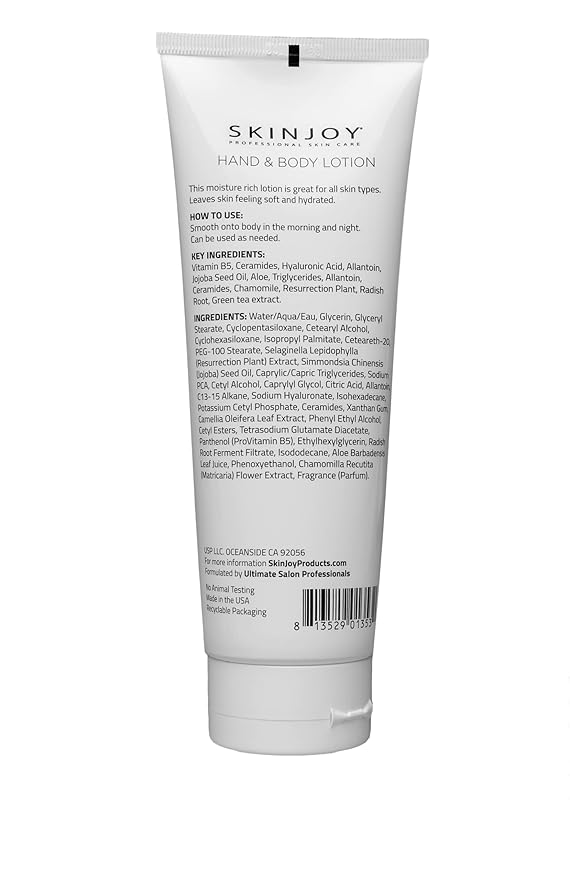 Hand and Body Lotion for Dry Skin, Hand Lotion, Skin Care, Body Lotion for Women Dry Skin, Body Skin Care Products - 8.5 fl Oz. / 251 ml