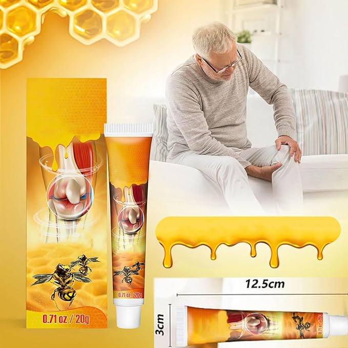 3PCS Beevenom New Bee Venom Professional Gel,Bee Venom Cream New,Propolis Professional Gel Joint Cream of Neck,Knee,Shoulder,Waist,Leg