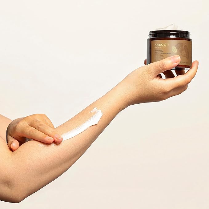Cocoon Dak Lak Coffee + Cocoa Butter Body Cream for Dry Skin with Cocoa butter and Coffee oil, Deep Moisturizes (6.76 fl oz)