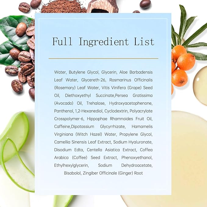 LA.PERSONAL Eye Serum, Eye Relief Serum for Reducing Irritation, Moisturizing 1.01 Fl oz/30 Ml