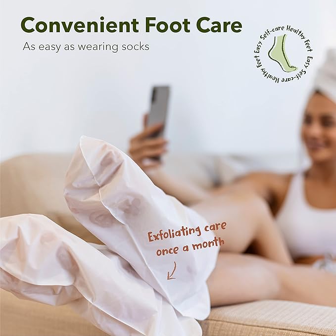 Purederm Shiny & Soft Foot Peeling Mask (3 pack) - For smooth and moist baby skin with Exfoliating peel off Calluses, Dry Skin, Cracked Heels - Men and Women