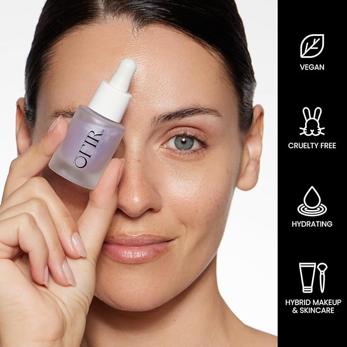 OFIR Bloom Serum Illuminating Gel | Under Eye Brightener Dark Circles Treatment | Lifting Formula With Hyaluronic Acid | Vegan Cruelty Paraben Free Skincare | Hydrating Moisturizer | Lilac 1 Fl Oz