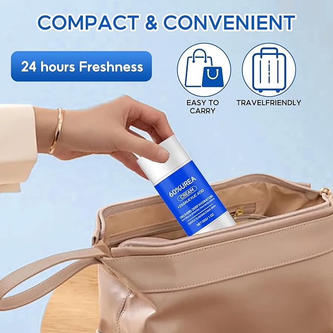 Foot Care Stick for Dry Cracked Feet, Knees, Elbows, Hands,Moisturizes and Hydrates the Dry Ski -1 Ounce (Pack of 2)