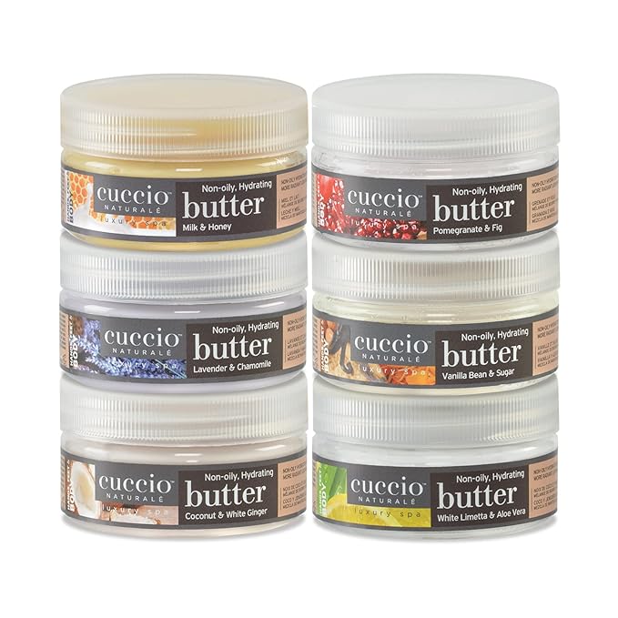 Cuccio Naturale Butter Blends - Ultra-Moisturizing, Renewing, Smoothing Scented Body Cream - Deep Hydration For Dry Skin Repair - Made With Natural Ingredients - Coconut And White Ginger - 8 Oz
