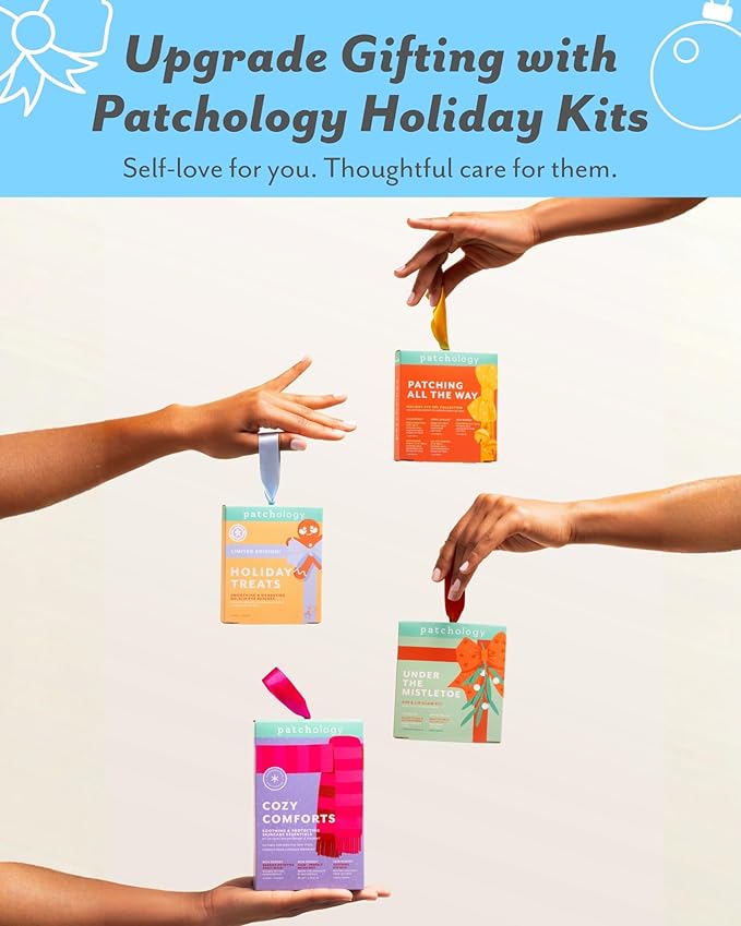 Patchology Iced Cooling Hydrogrel Face Mask Sheet with Peptides, Cloudberry Oil & Bakuchiol, Facial Sheet Mask for Soothing, Puffiness & Firming Skin - Christmas Gifts & Stocking Stuffers (1 Count)