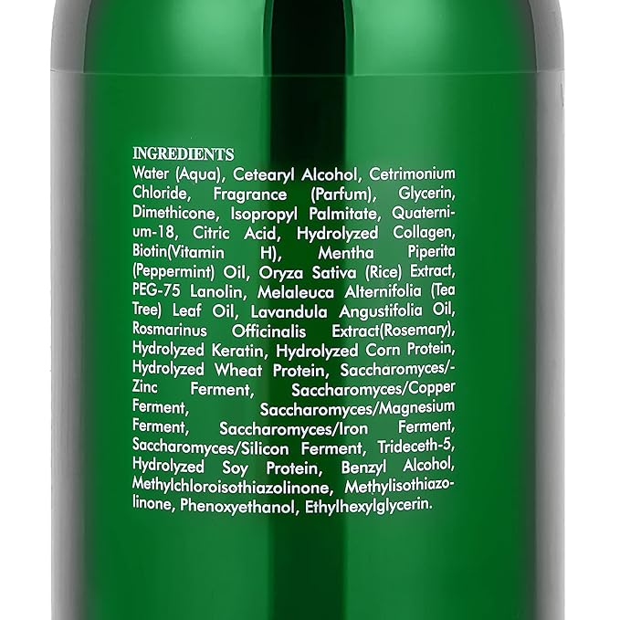 Tea Tree Shampoo and Conditioner Set for Hair Growth, Thinning Hair Loss Treatments Women & Men, Thickening Products, Paraben & Sulfate Free 20.2 FL Oz Each.