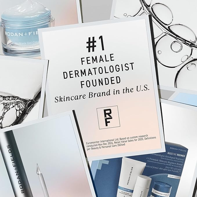 RODAN + FIELDS Redefine Daily Foaming Cleanser | 125 mL | Gently Exfoliating Skin Care | Face Wash & Makeup Remover | Deep Cleansing with Anti Aging Properties