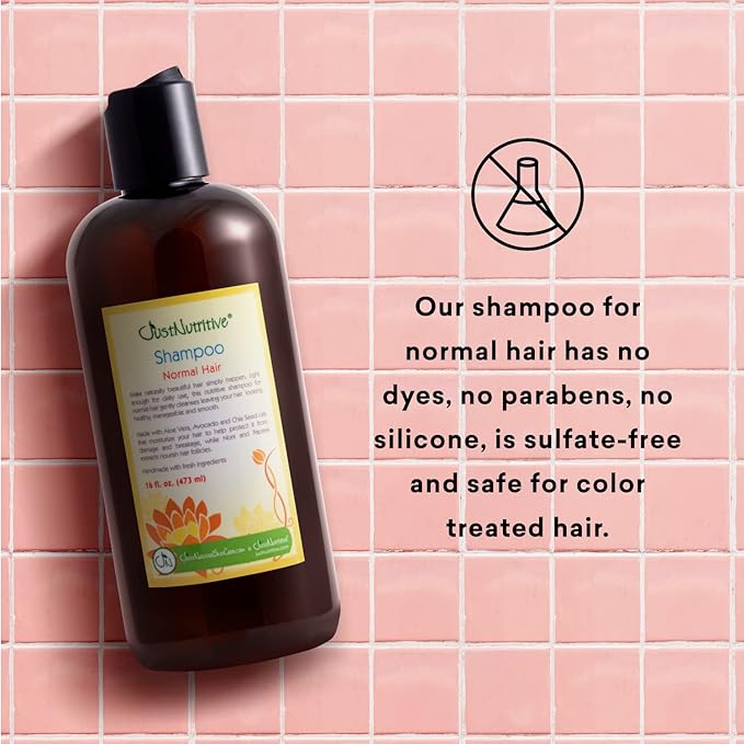 Just Nutritive Normal Hair Shampoo | Best Shampoo for Normal Hair Types | Leaves Hair Fresh & Great