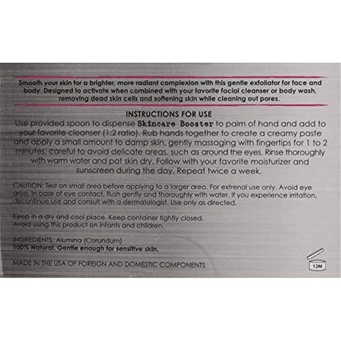 NeedCrystals Microdermabrasion Crystals, DIY Face Scrub. Natural Facial Exfoliator for Dull or Dry Skin Improves Scars, Blackheads, Pore Size, Wrinkles, Blemishes & Skin Texture. 1 lb