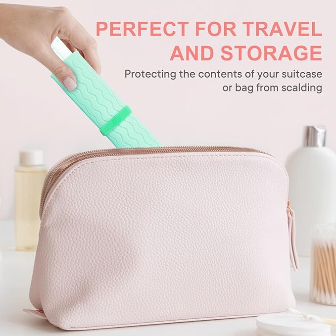 Oversize Silicone Heat Resistant Mat, Portable Travel Mat Cover for Curling Irons, Flat Irons, Hair Straightener and Hot Hair Styling Tools(14.2" x 11")