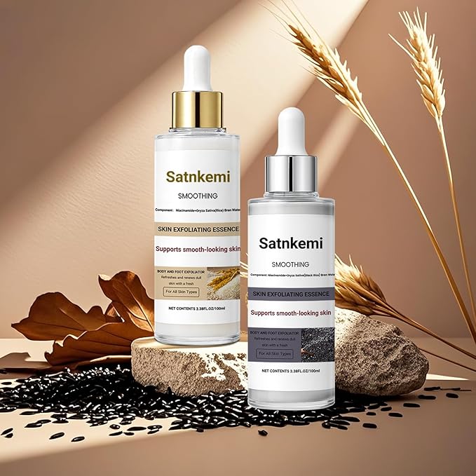 Rice Peel Shot Exfoliating Essence - Gentle Daily Formula withc & Niacinamide, Helps Renew Skin Texture, Reduce Dullness & Blackheads, Pore Refining Solution, 3.38FL.OZ