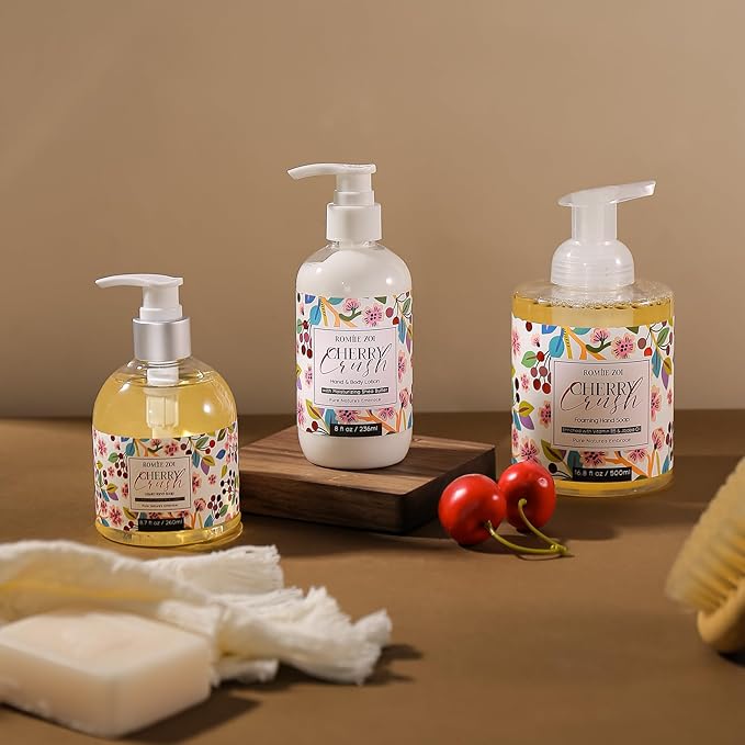 ROMIIE ZOI Daily Hand & Body Lotion with Moisturizing Shea Butter for All Skin Type- Cherry Crush - 236 ML / 8 FL OZ