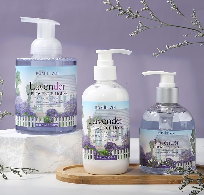 ROMIIE ZOI Daily Hand & Body Lotion with Moisturizing Shea Butter - Lavender & Rosemary - 236 ML / 8 FL OZ