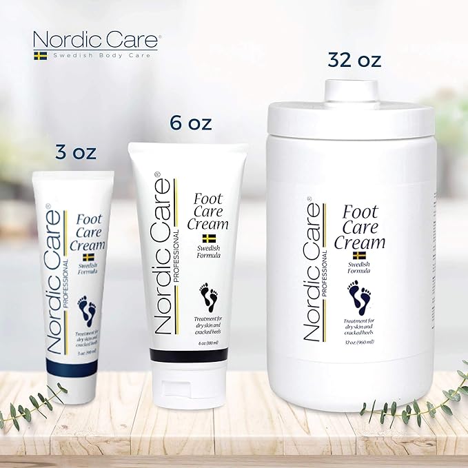 Nordic Care Foot Care Cream Intensive Repair | Urea & Glycerin Repairs Dry Feet & Cracked Heels | Noticeable Results In Days