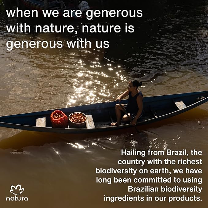 Natura - Ekos Açaí Triple Phase Shower Oil - Revitalizing in-Shower or Bath Body Oil - Anti-Dullness - Scented - Bath Oil - Skin Moisturizer - Vegan Skin Care - Brazilian Beauty - 6.7 fl oz (200ml)