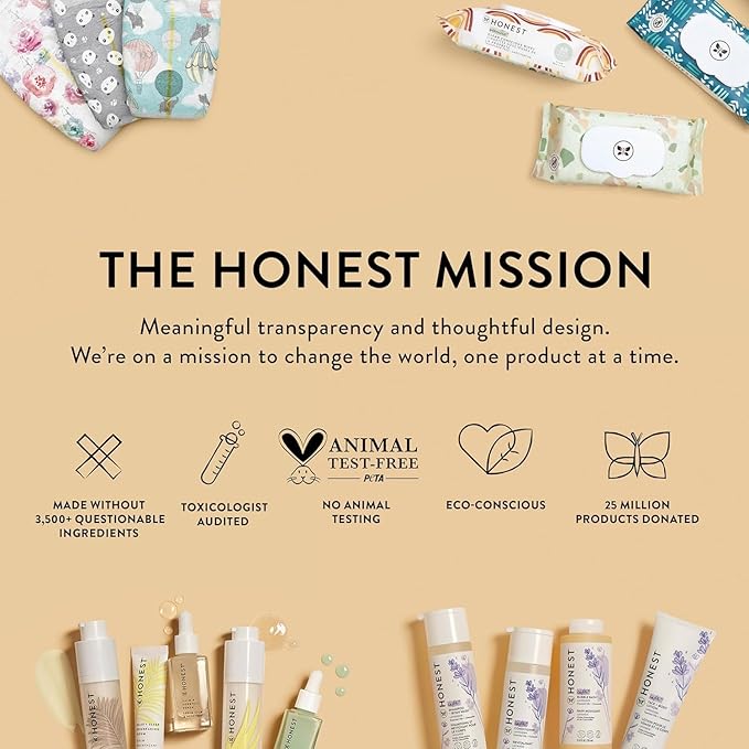 The Honest Company Hydrating Face and Body Lotion Fast Absorbing Naturally Derived Hypoallergenic Sweet Almond Nourish 8.5 fl oz