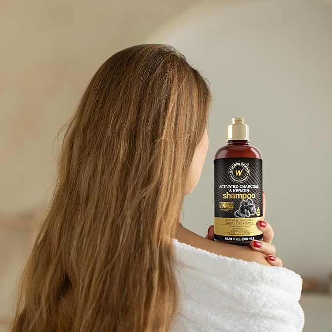 WOW Skin Science Activated Charcoal & Keratin Shampoo 16.9 oz