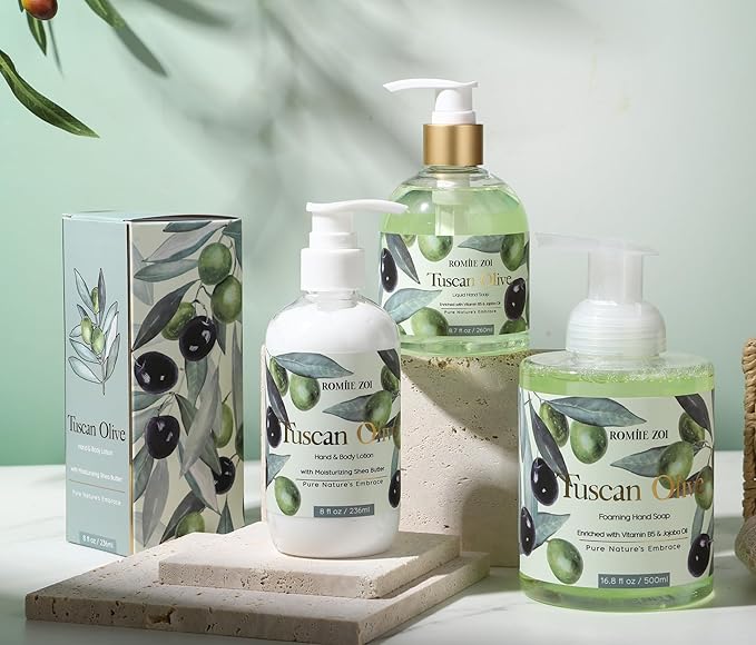 ROMIIE ZOI Daily Hand & Body Lotion with Moisturizing Shea Butter - Tuscan Olive - 236 ML / 8 FL OZ