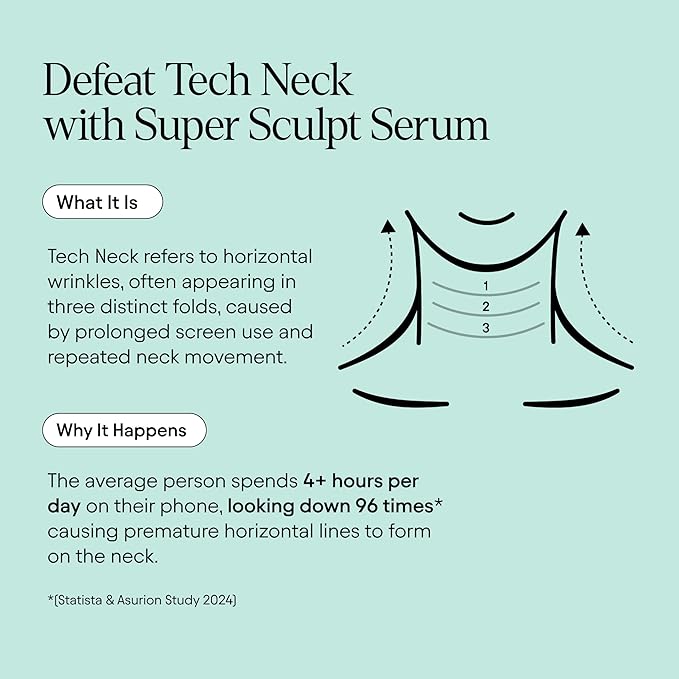 ALPYN Super Sculpt Serum, Face & Neck with Tri-Peptide Firming Complex, 1.7 oz