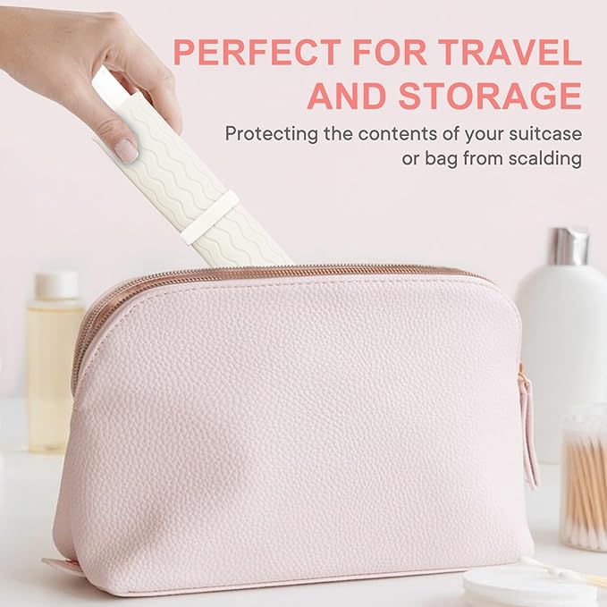 Oversize Silicone Heat Resistant Mat, Portable Travel Mat Cover for Curling Irons, Flat Irons, Hair Straightener and Hot Hair Styling Tools(14.2" x 11")