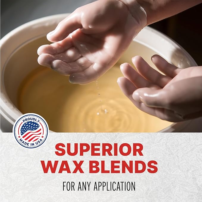 BW Blended Waxes, Inc. Therapy Wax by Mari Quinn, Premium Paraffin Wax Bath for Hands and Feet with Vitamin E and Jojoba Oil, Unscented Paraffin Wax Therapy for Soft and Moisturized Skin, 6 lb