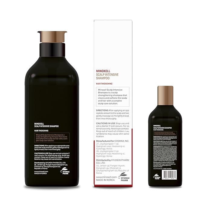 Scalp Intensive Shampoo with Biotin | Korean Shampoo for Hair Loss, Hair Regrowth, Thinning Hair, Volume Boost & Damage Repair (13.52 fl oz)