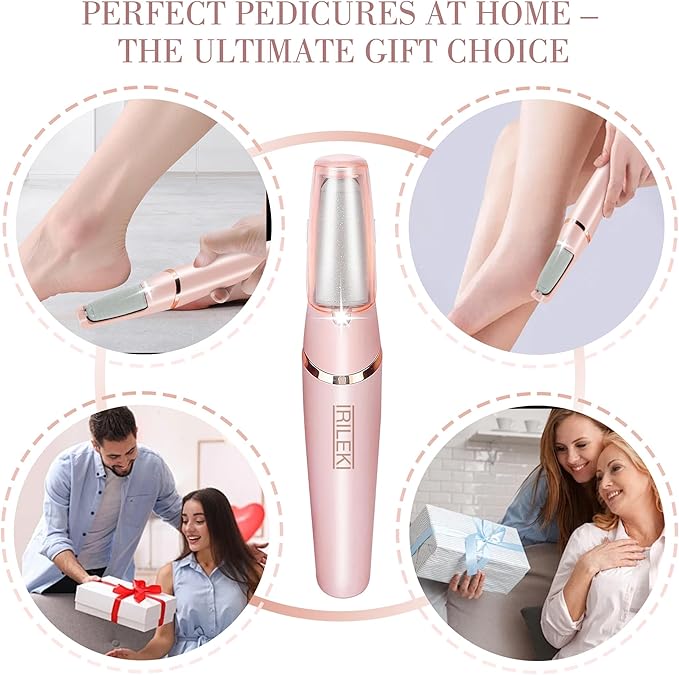 Upgraded Electric Callus Removers for Feet, Electric Foot Callus Remover, Rechargeable Portable Electronic Foot File Pedicure Tools, Professional Pedi Feet Care for Dry/Dead Skin, for Feet & Hands