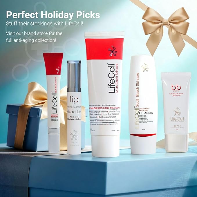 LifeCell Purifying Clay Mask – Deep Cleansing Facial Mask with Argan Oil, Green Tea, and Licorice Root – Exfoliates, Tightens Pores & Revitalizes Skin – 75ml