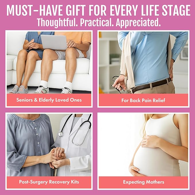 Wonex U.S. Patented 3-in-1 Foot Scrubber ā No-Bend Callus Remover, Nano Glass Buffer & Polisher for Smooth Feet ā Ideal for Senior Aids, Pregnancy Must-Haves, Back & Knee Surgery Recovery Gift (Pink)