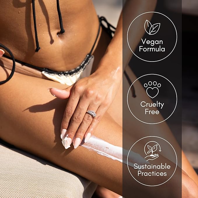 Sweet Almond Body Butter - Vegan and Cruelty-Free Hydrating Moisturizer for Dry Skin, 3.5 oz