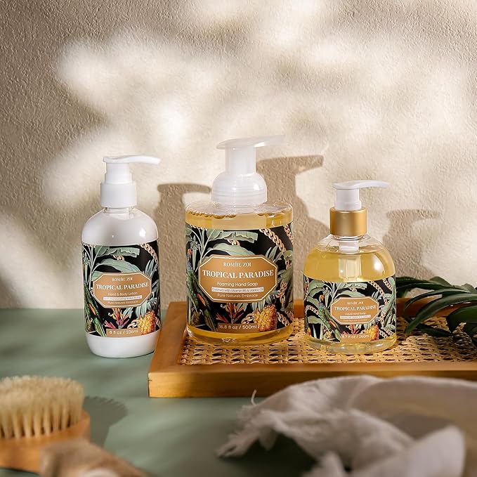 ROMIIE ZOI Daily Hand & Body Lotion with Moisturizing Shea Butter for All Skin Type- Tropical Paradise - 236 ML / 8 FL OZ