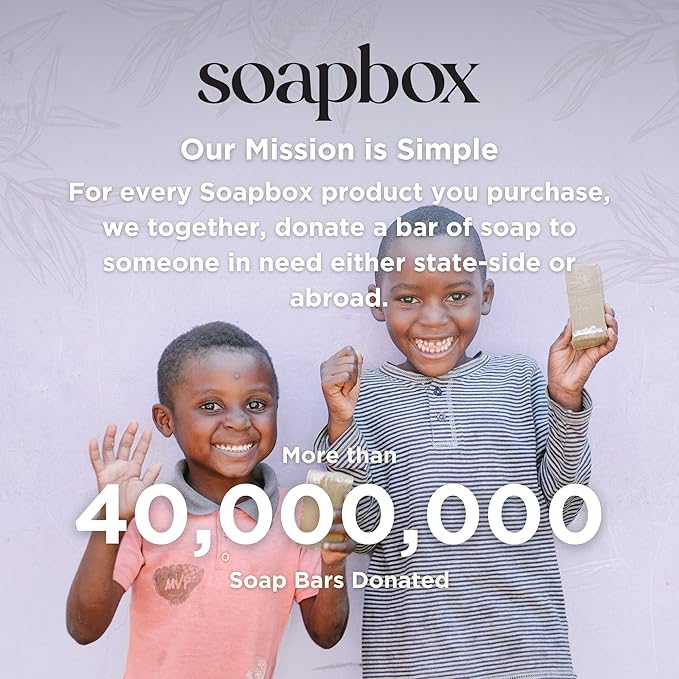 Soapbox Argan Shampoo & Conditioner Set, Volumizing, Vegan, Color Safe, Harsh Sulfate & Silicone Free, 1 Liter Each (Pack of 2)