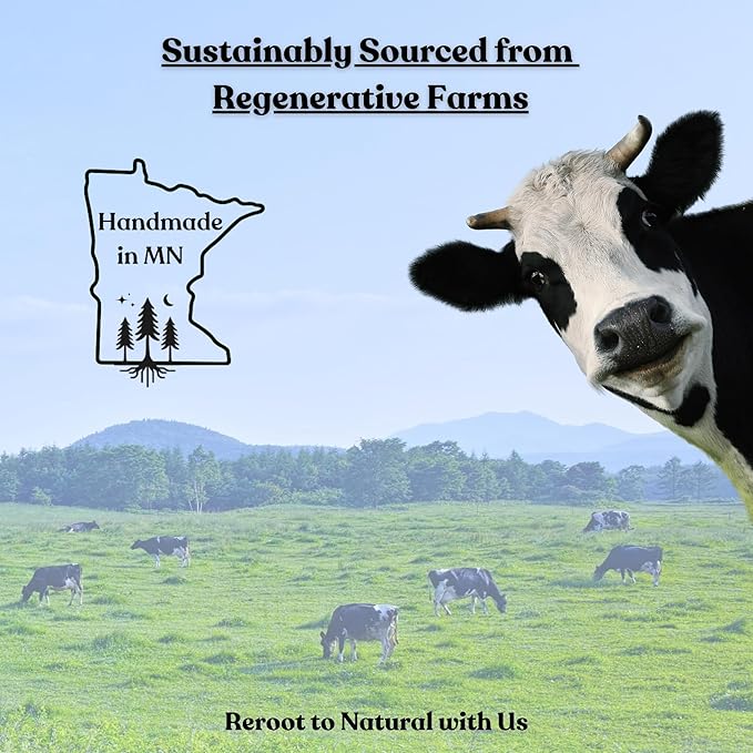 Beef Tallow Balm for Skin | NAKED TALLOW BALM | 1 Ingredient - 100% Grass Fed Tallow | Whole Body & Face Moisturizer | Whipped & UNSCENTED for Sensititve Dry Skin, Babies, Eczema, Psoriasis(2oz)