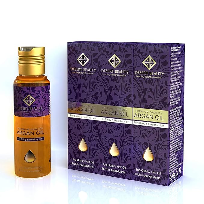 Argan Oil, 4 oz, Hair Oil Treatment for Dry Damaged Hair, Leave-in Conditioner, Hydrating, Strengthens, Natural, Cruelty Free