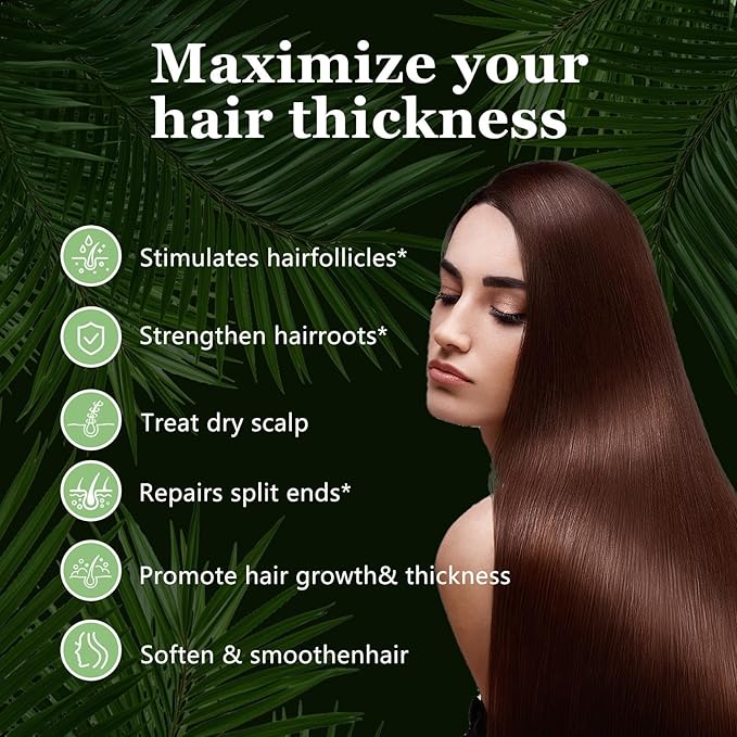 Tgideas Rosemary and Batana Oil Hair Oil Natural Plant Extracts - Nourishes Scalp and Strengthens Hair - Suitable for All Hair Types, Eyelashes and Eyebrows