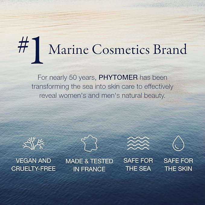 Phytomer Perfect Visage Gentle Cleansing Milk | Moisturzing Daily Face Cleanser & Makeup Remover | Sustainable & Eco-Friendly Skincare | 250ml