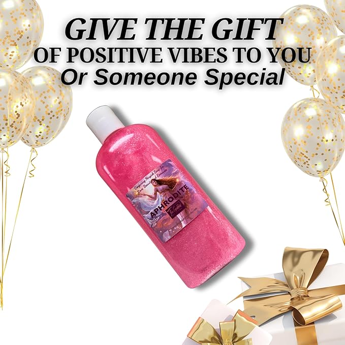 Aphrodite Shower Gel β 8 oz Handmade Body Wash for Love, Beauty & Sensual Energy β Lilac Scent β Altar-Charged Goddess Ritual Cleanser β Wiccan, Pagan, Self-Love Magick β Vegan & Sulfate-Free