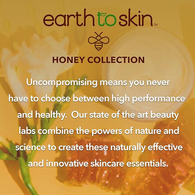 Earth To Skin Honey Manuka Face Cleanser for Sensitive Skin – Hydrating Daily Face Wash with Glycerin (5 Fl Oz (Pack of 1))