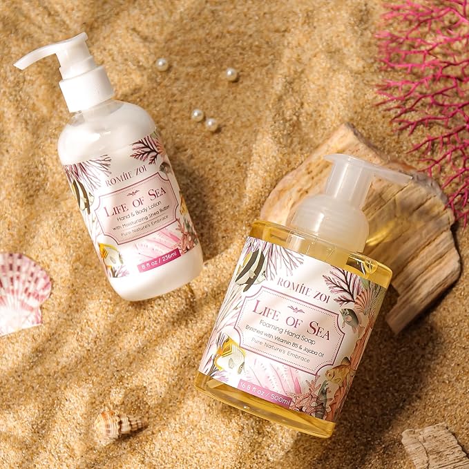 ROMIIE ZOI Daily Hand & Body Lotion with Moisturizing Shea Butter - Life of Sea - 236 ML / 8 FL OZ