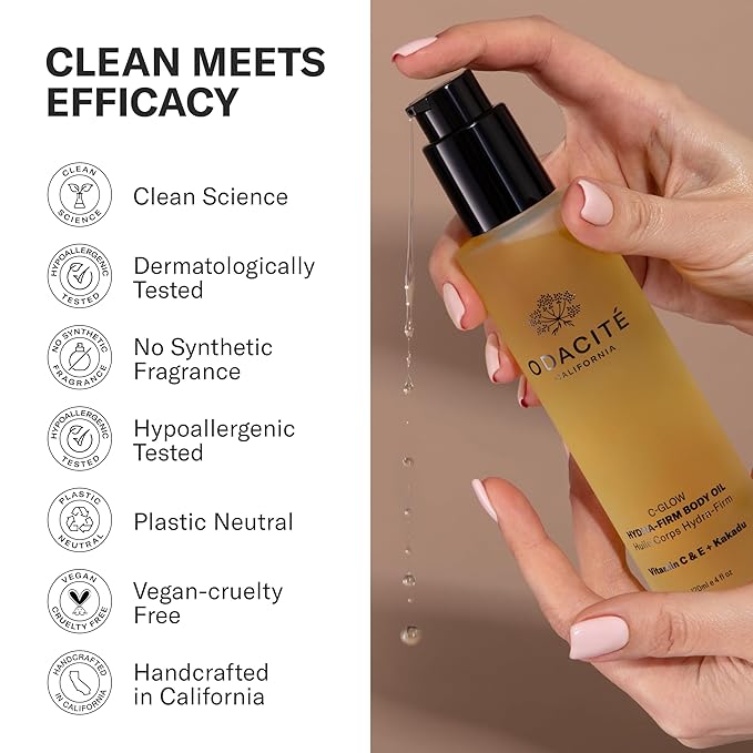 ODACITE C-Glow Hydra-Firm Body Oil