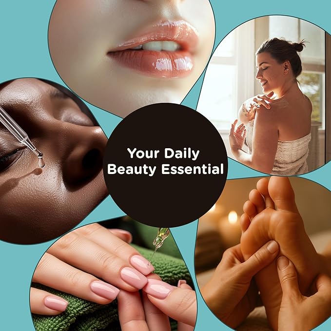 Argan Oil – 100% Pure and Natural Cold-Pressed for Face, Hair, Skin, Beard, Cuticles, and DIY Carrier Blends – Lightweight, Fast-Absorbing Cosmetic Oil, 8 Fl. Oz