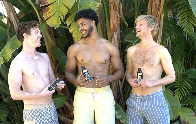 SLAM WoodsMan Men's Scented Sunscreen Spray SPF 30 – Broad Spectrum Sun Screen Spray for Face & Body, Water Resistant & Sweat Resistant Sunscreen, UVA/UVB Protection, Sunblock for Men