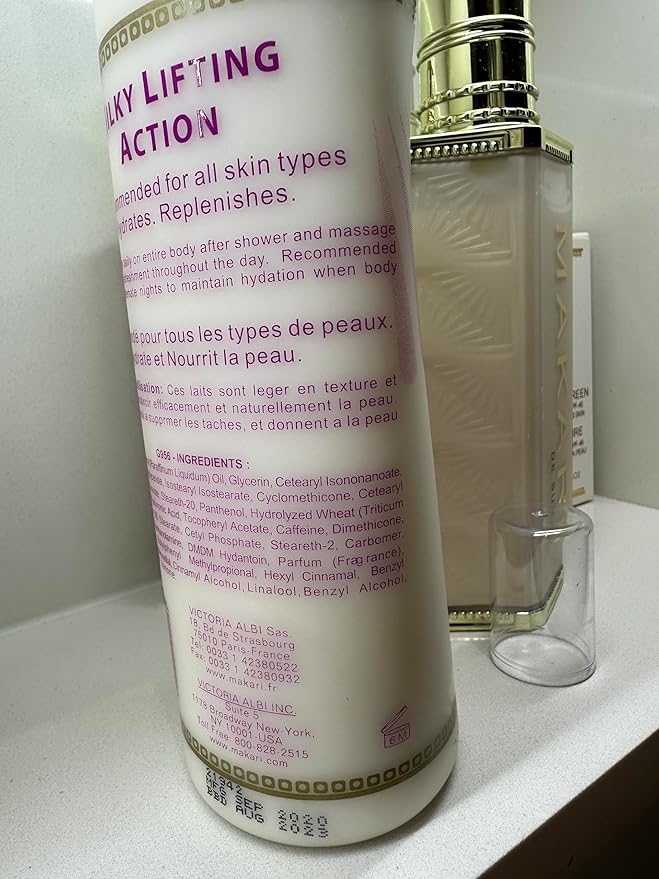 Makari Voile de Corps Hand & Body Lotion (17 fl oz) | Hydrating Moisturizer with Hyaluronic Acid & Caffeine | Lightweight, Non-Greasy Formula for All Skin Types