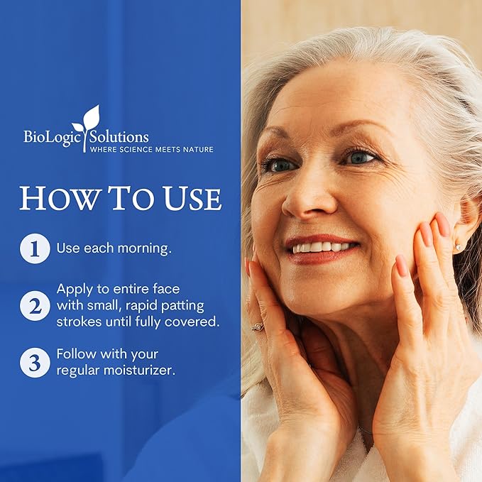 Biologic Sta-Tight Anti Aging Serum – Smoothing Face Serum for Women for Wrinkles and Fine Lines Around Eyes, Mouth & Forehead - Lifting & Firming Formula – 0.5 Fl Oz - Pack of 3