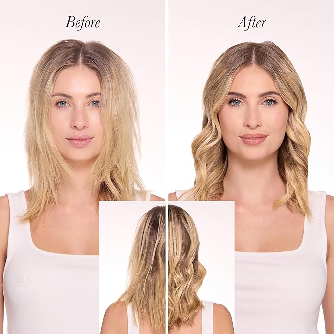 L'ANGE HAIR Le Duo Flex 360° Airflow Titanium Styler | Curling Iron with Adjustable Settings Creates Waves | Air Flow Styler Enhances Volume Locks | Dual Voltage Tool for All Hair Types (Blush)