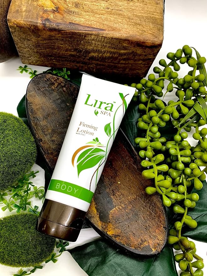 Lira Clinical BODY Firming Lotion - Niacinamide & Caffeine Moisturizing Cream with Green Tea & Sweet Almond Extract - Daily Skin Tightening Solution for Women for Firm and Smoother Skin - 4 Fl Oz