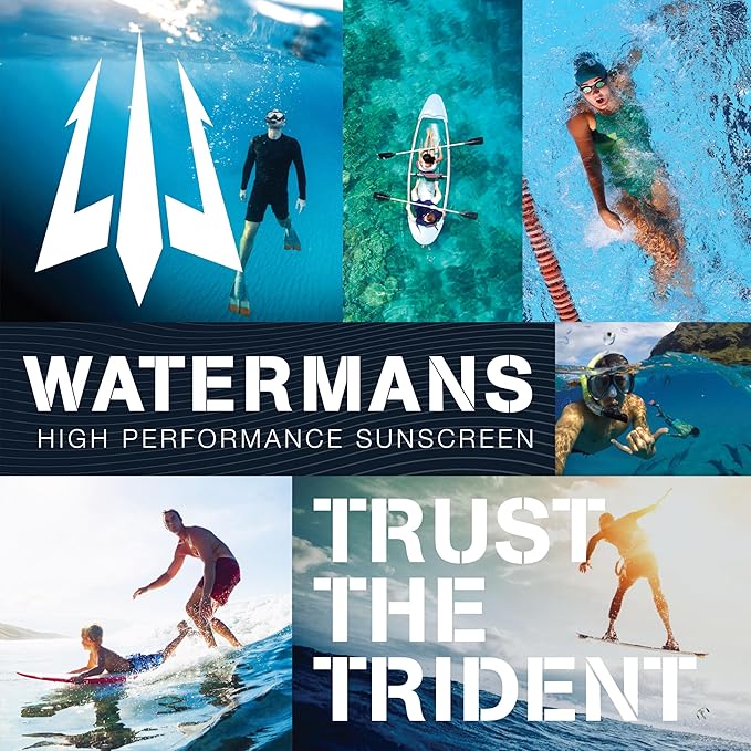 Watermans FacePro SPF 44 Mineral Zinc Oxide Stick for Face – Reef-Safe, Broad Spectrum UVA/UVB Protection, Travel-Friendly Sun Care