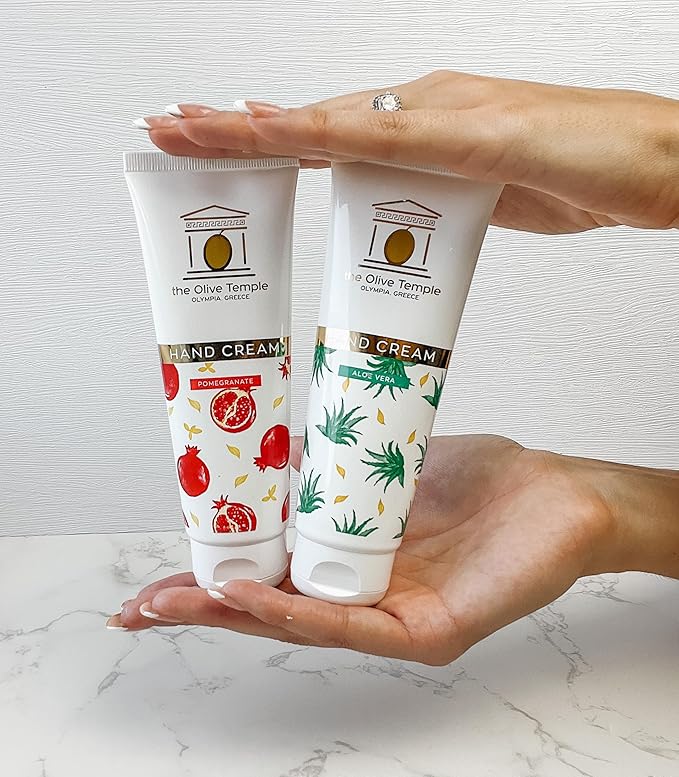 Hand Cream with Olive Oil - Deep Moisturizing and Nourishing Formula for Soft, Supple Hands (Aloe), 3.38 fl. oz