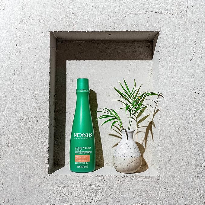 Nexxus Unbreakable Care Thickening Conditioner with Keratin, Collagen, Biotin for Fine and Thin Hair 13.5 oz